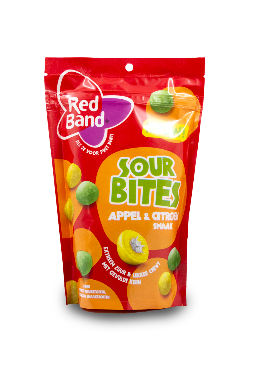 Red Band Apple & Lemon Sour Bites 145g