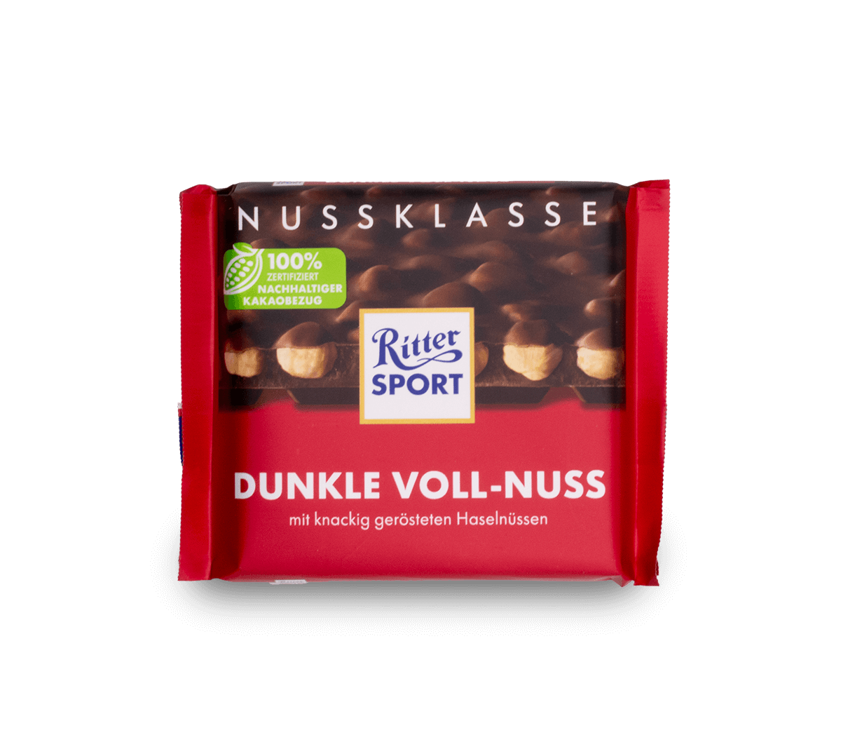 Ritter Sport Chocolate - Dark with Hazelnut 100g