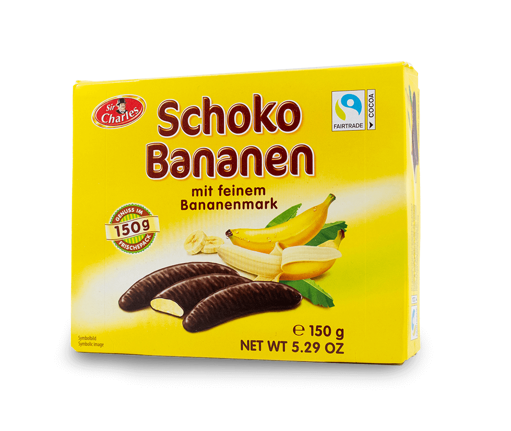 Sir Charles Choco Bananas 150g