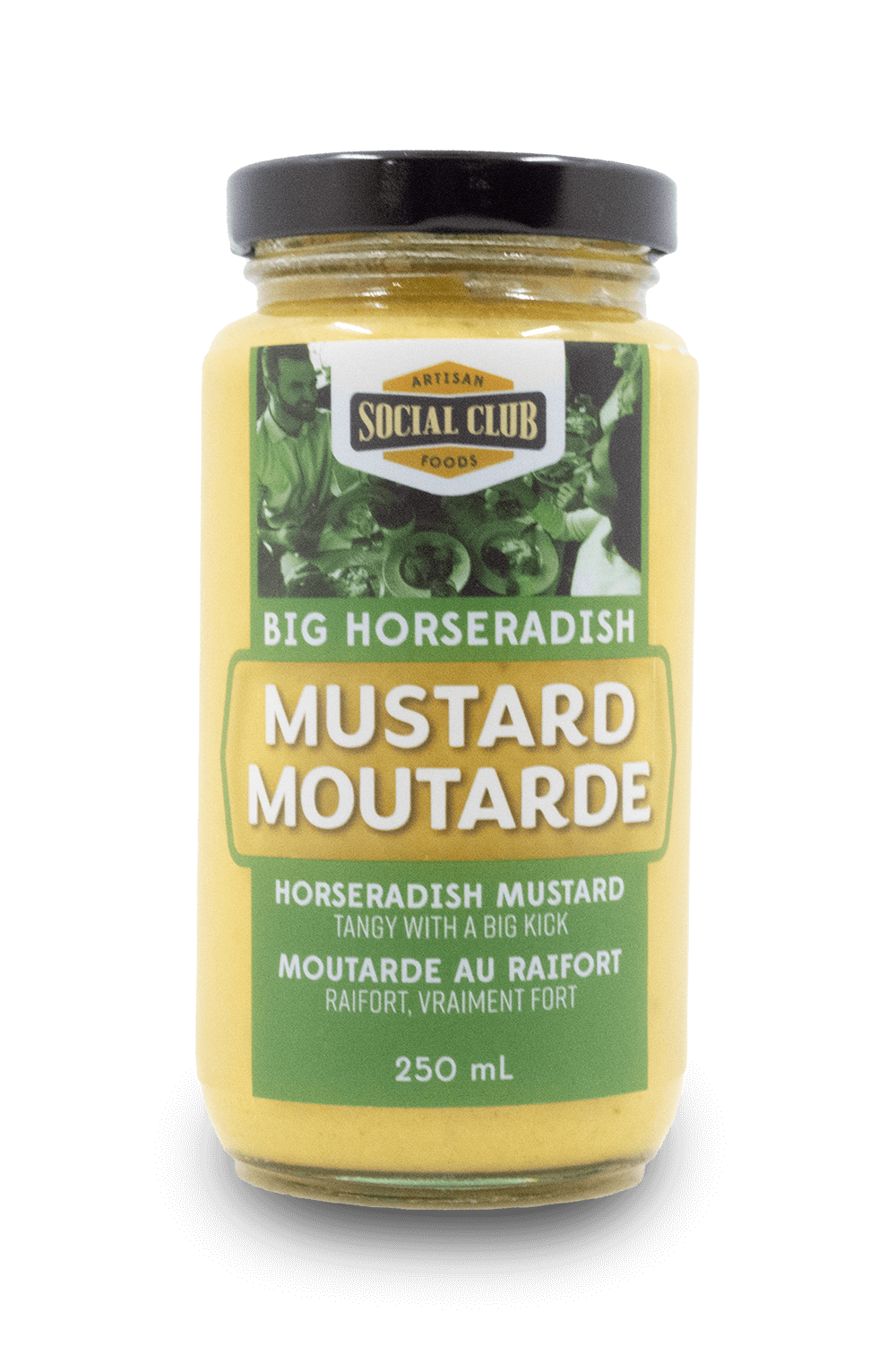 Social Club Mustard - Horseradish 250ml