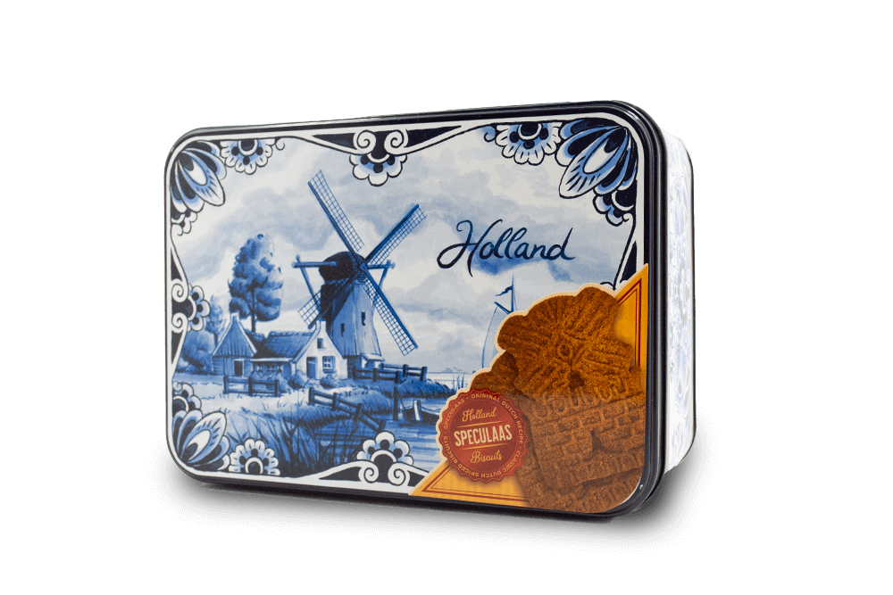 Speculaas in Delft Tin 500g