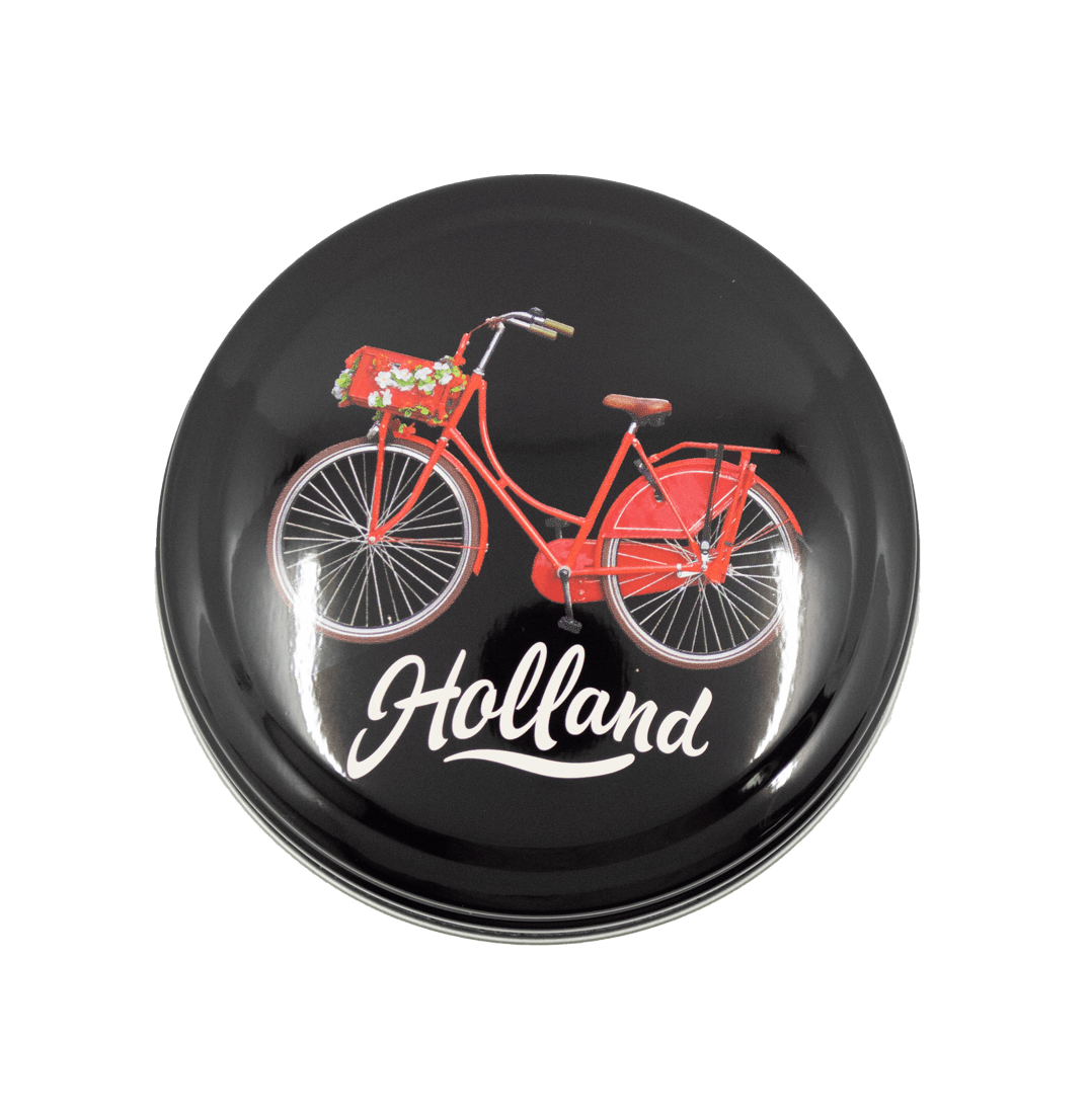 Stroopwafel Tin - Bike on Bridge