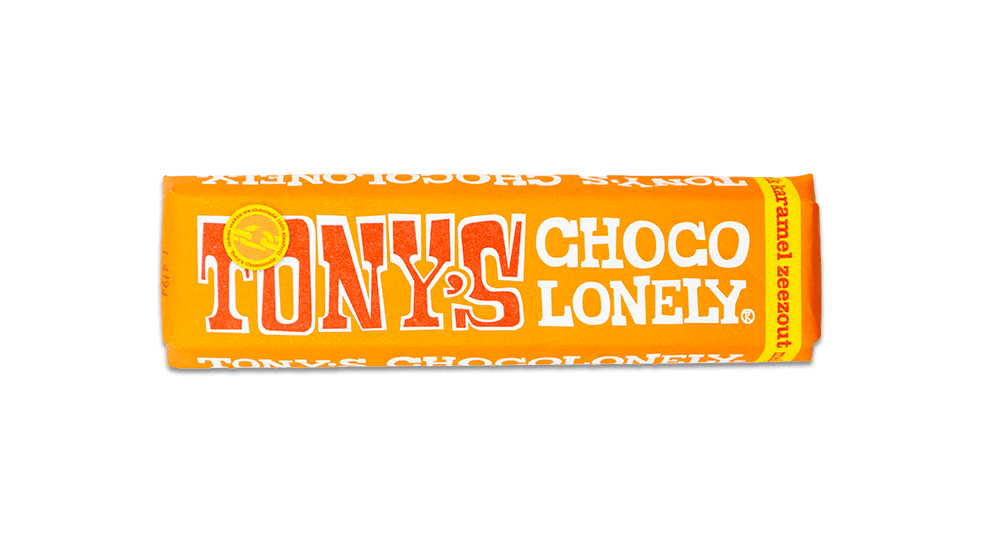 Tony's Chocolonely Chocolate Bar - Caramel Sea Salt Milk 47g