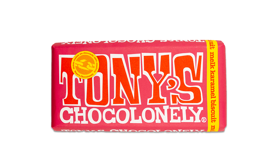 Tony's Chocolonely Chocolate Bar - Milk Caramel Biscuit 180g