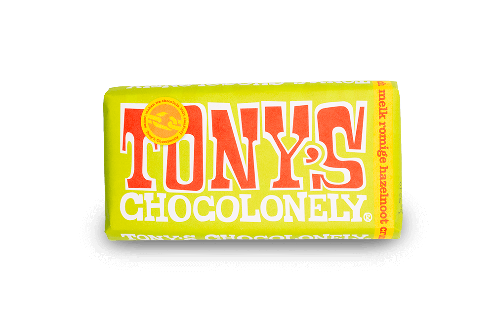 Tony's Chocolonely Chocolate Bar - Creamy Hazelnut 180g
