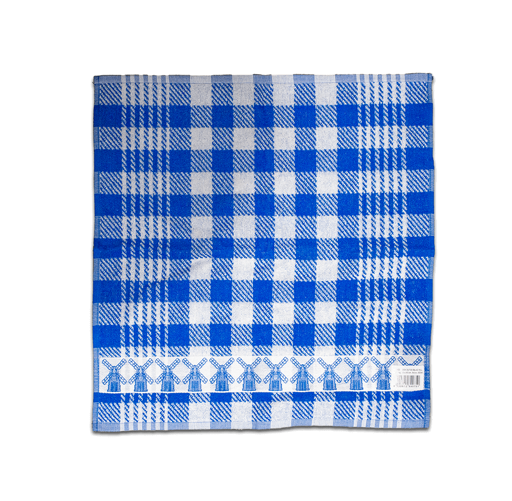 Twentse Kitchen Towel - Blue Windmill