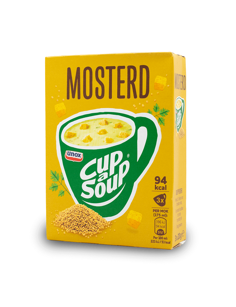 Unox Cup a Soup - Mustard 3X18g