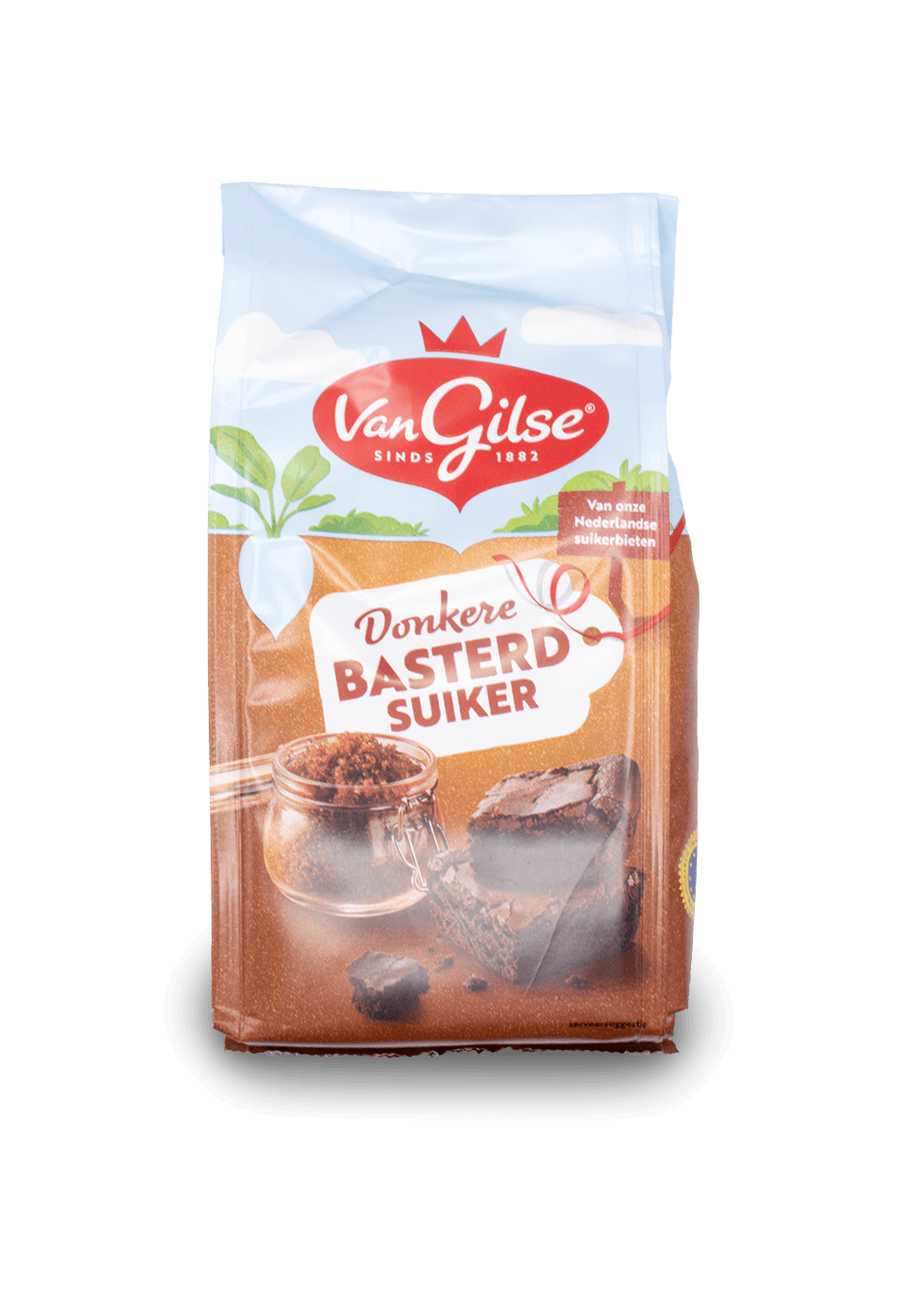 Van Gilse Donkere Basterd Suiker Dark Baking Sugar 500g