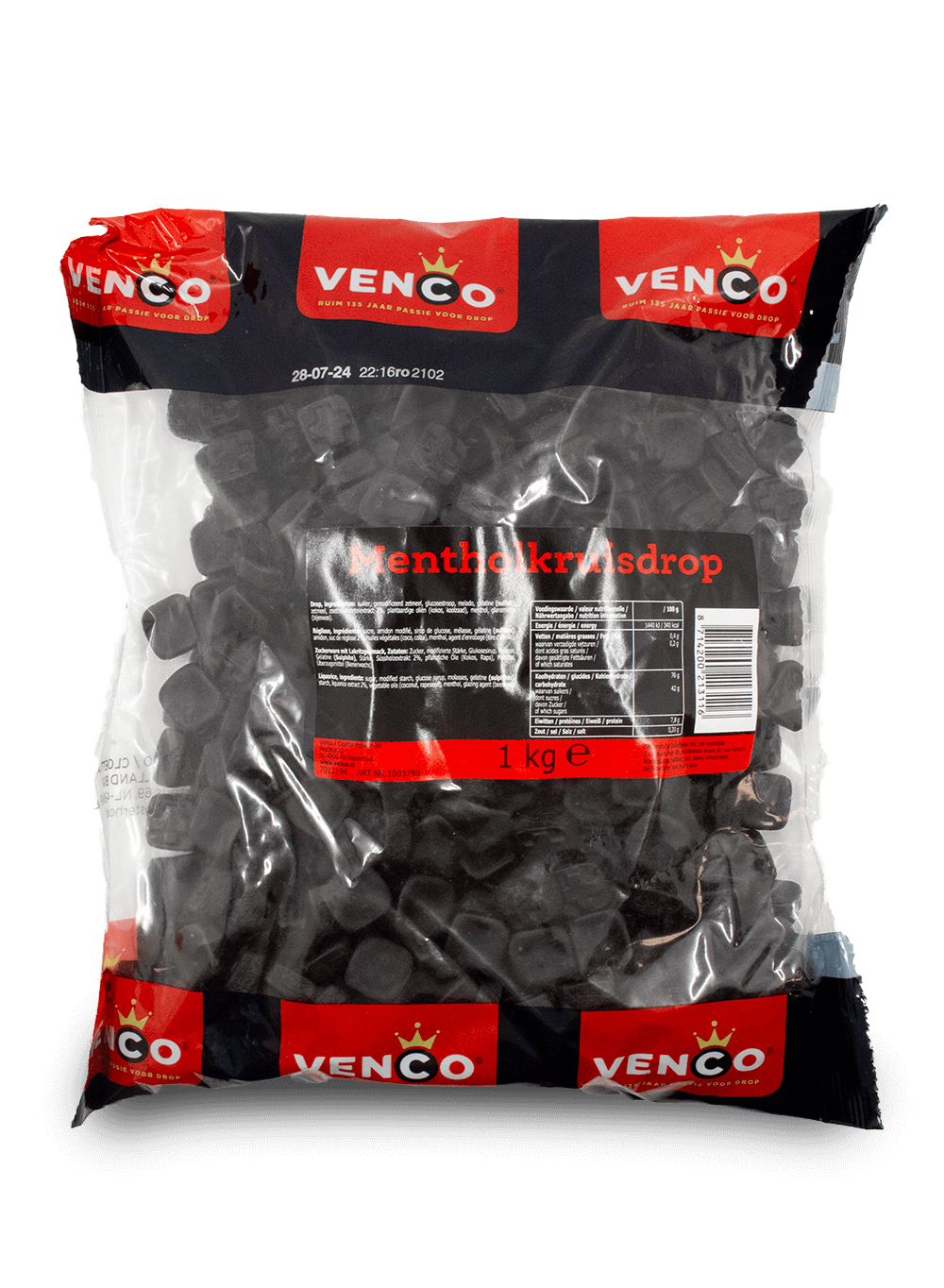 Venco Menthol Cross Drop 1kg