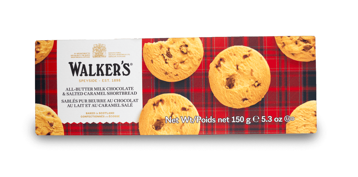 Walker's Chocolate Caramel Shortbread 135g