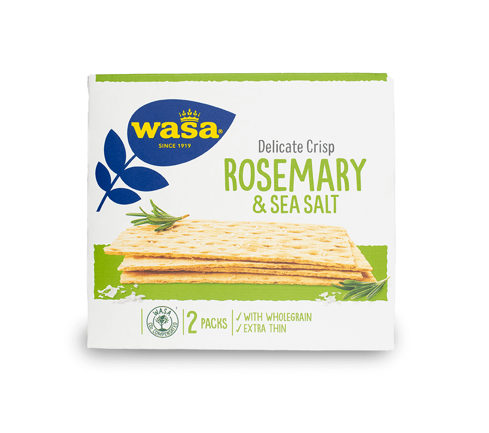 Wasa Delicate Thin Crackers - Rosemary