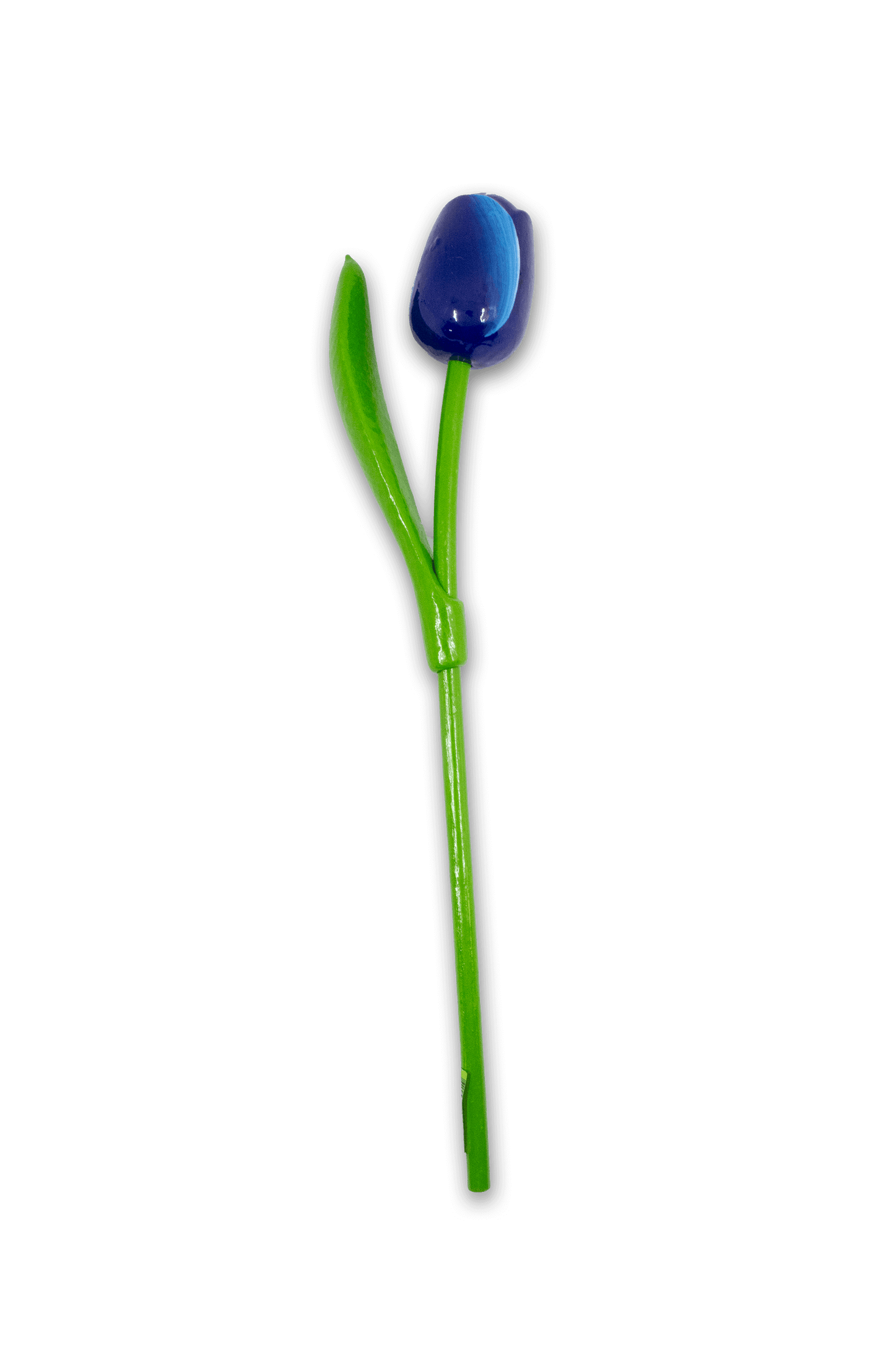 Wooden Tulip Blue/White