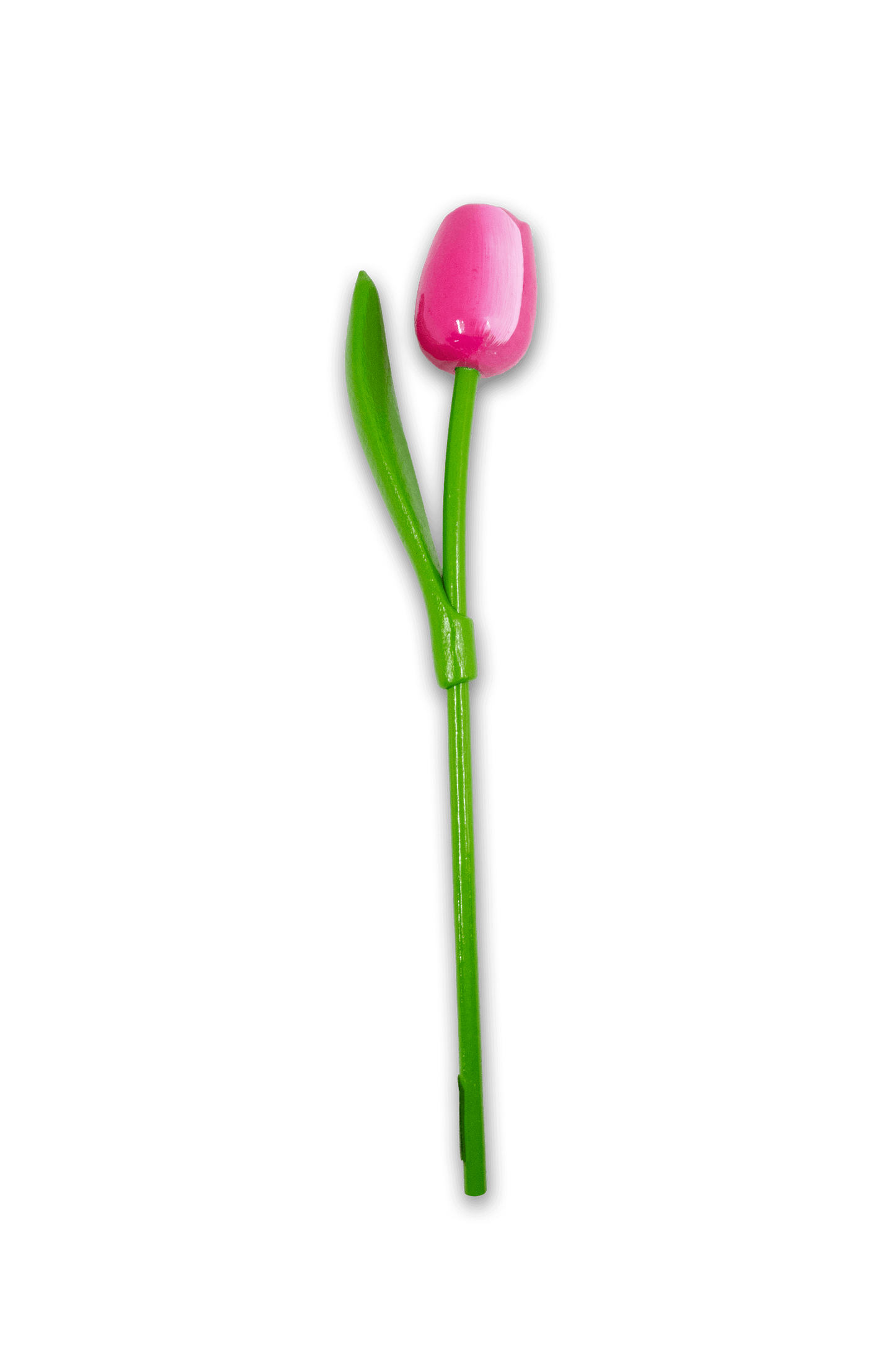 Wooden Tulip Pink/White