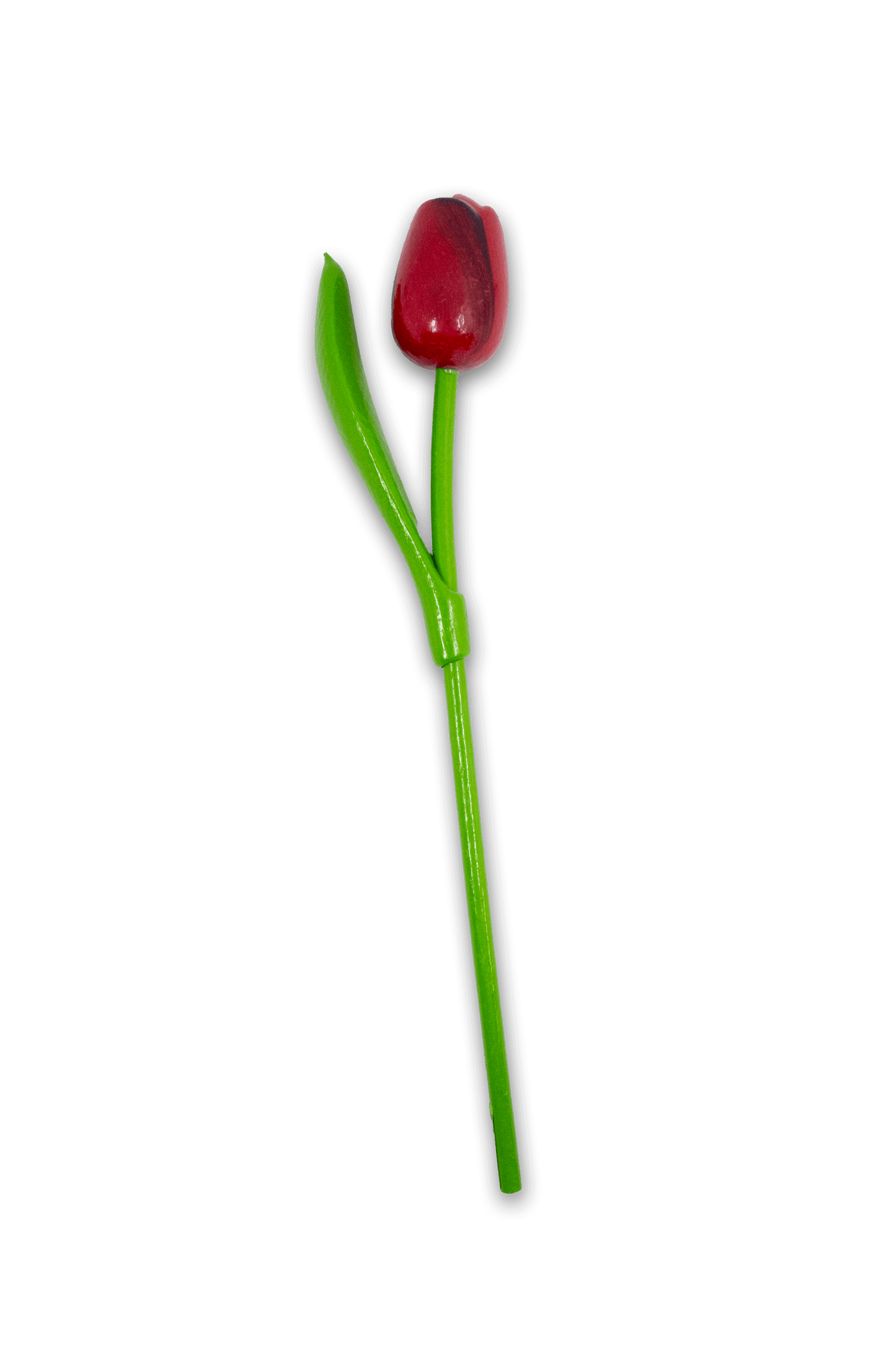 Wooden Tulip Red/Purple