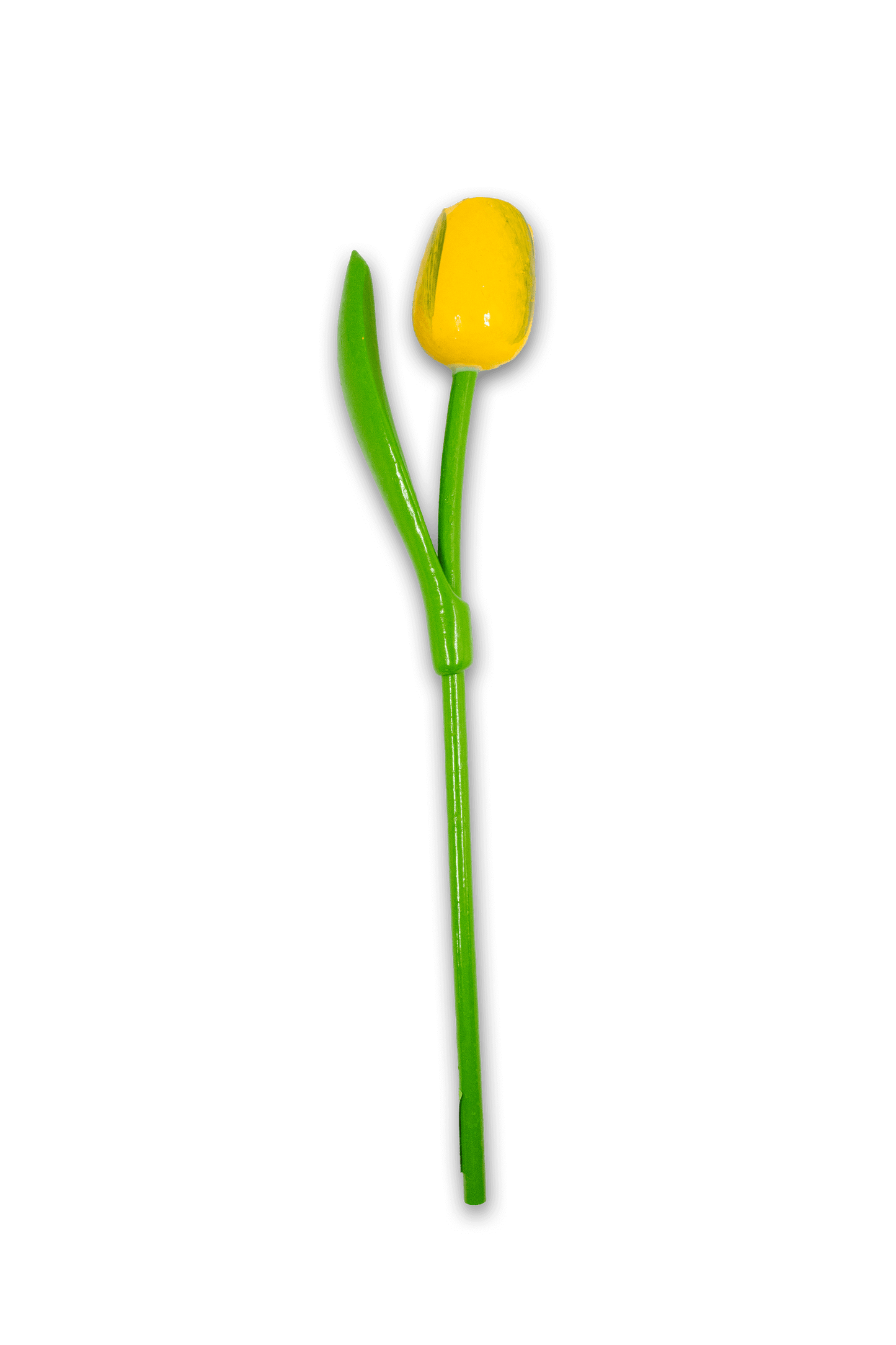Wooden Tulip Yellow/Green