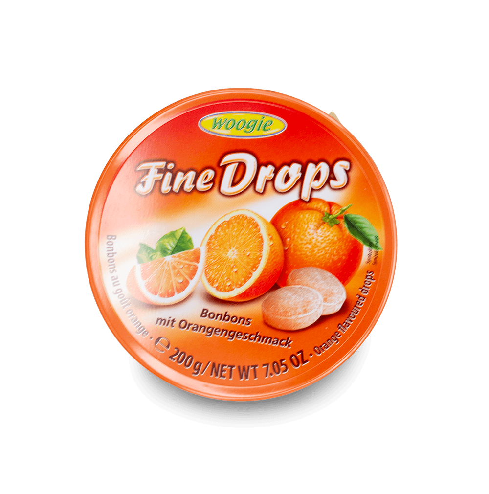 Woogie Candy Tin - Orange 200g