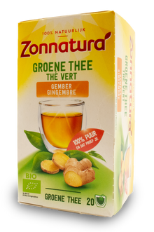 Zonnatura Ginger Green Tea 20x1.7g
