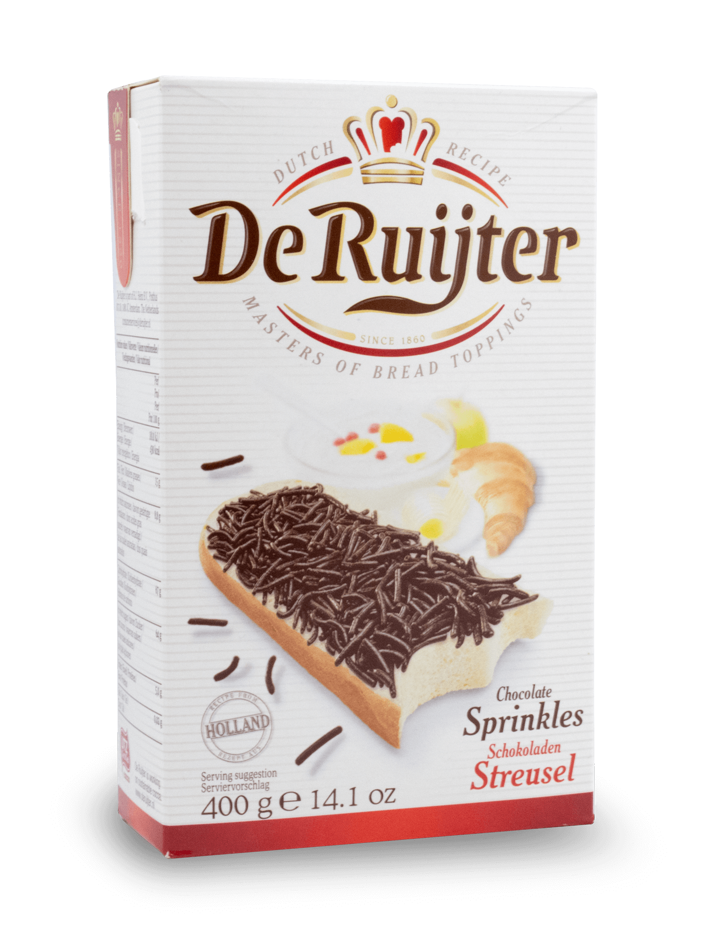 De Ruijter Chocolate Sprinkles - Dark 380g