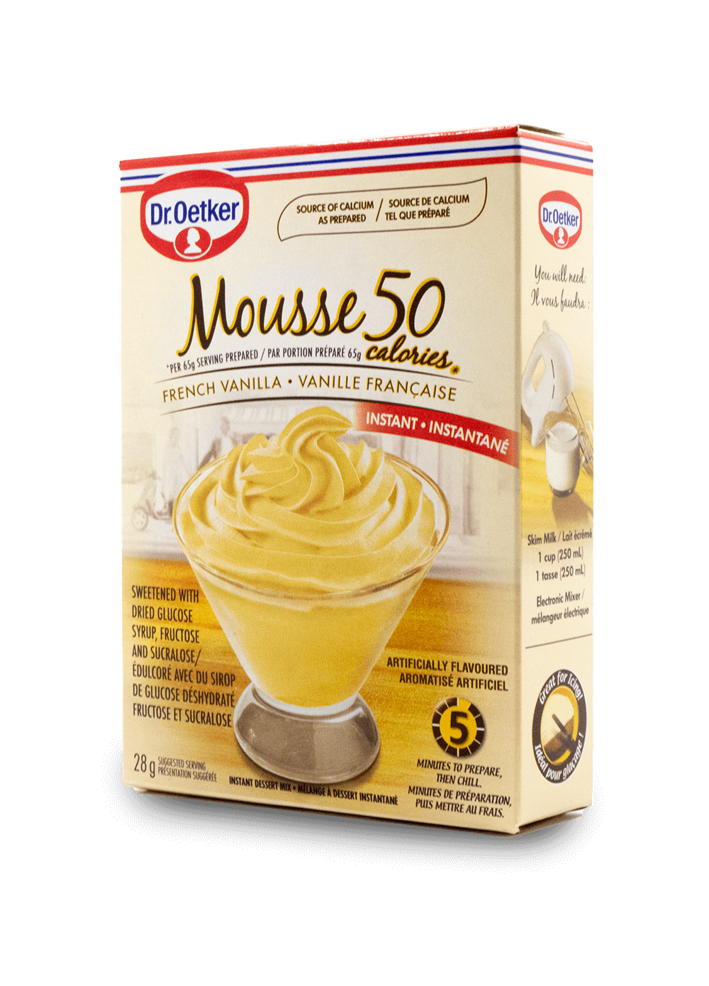 Dr Oetker Mousse 50 Vanilla 38g