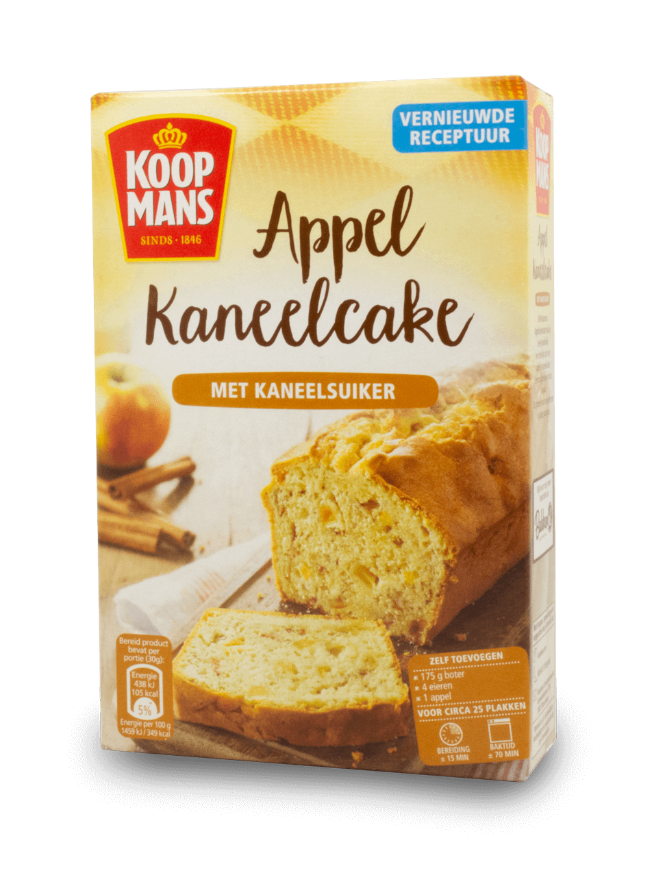 Koopmans Appelkaneel Apple-Cinnamon Cake Mix 400g
