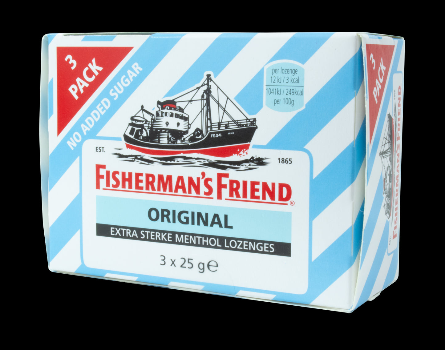 Fisherman's Friend Original Sugar Free 3pk 3x25g