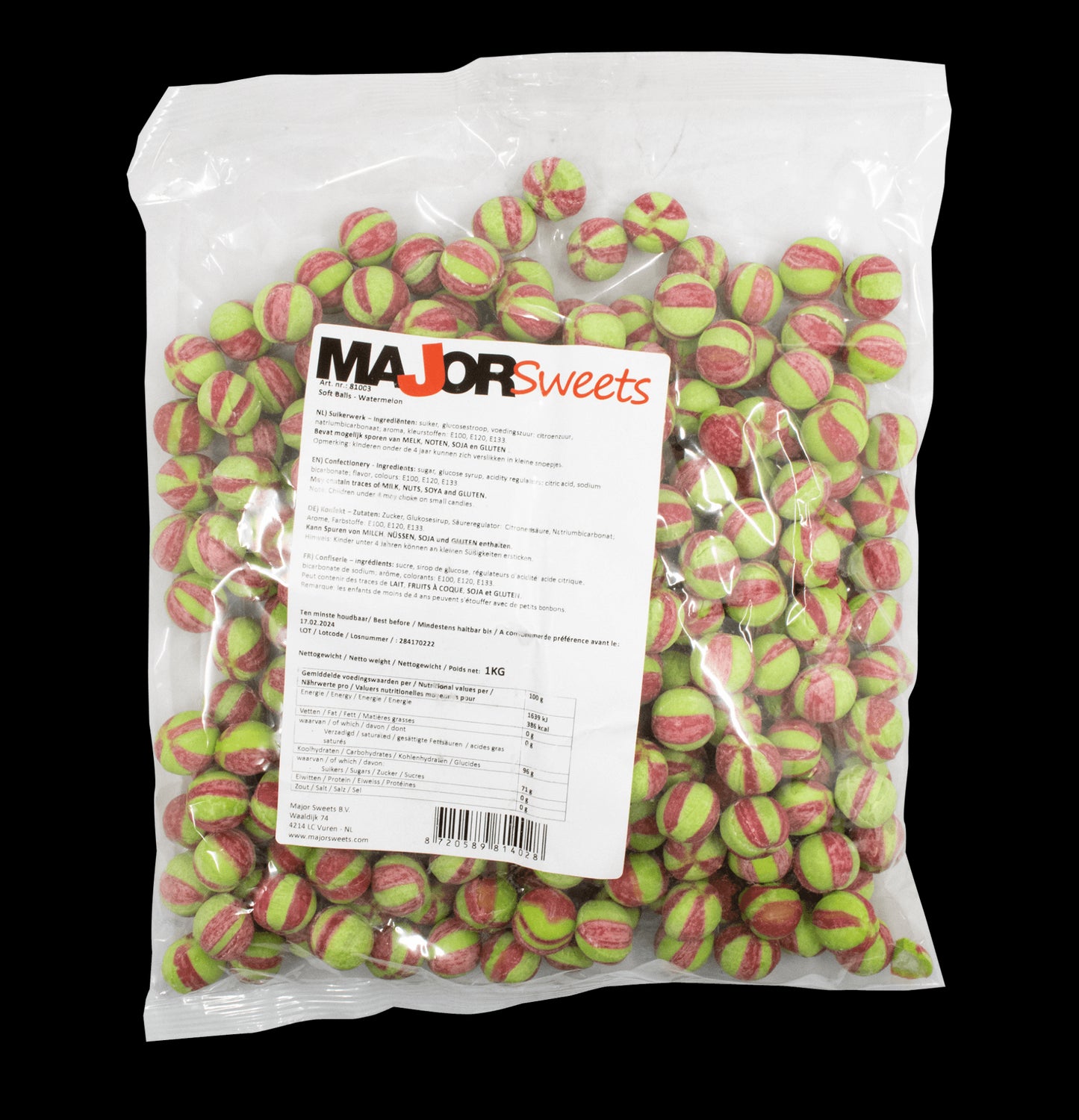 Major Sweets Watermelon Balls 1kg