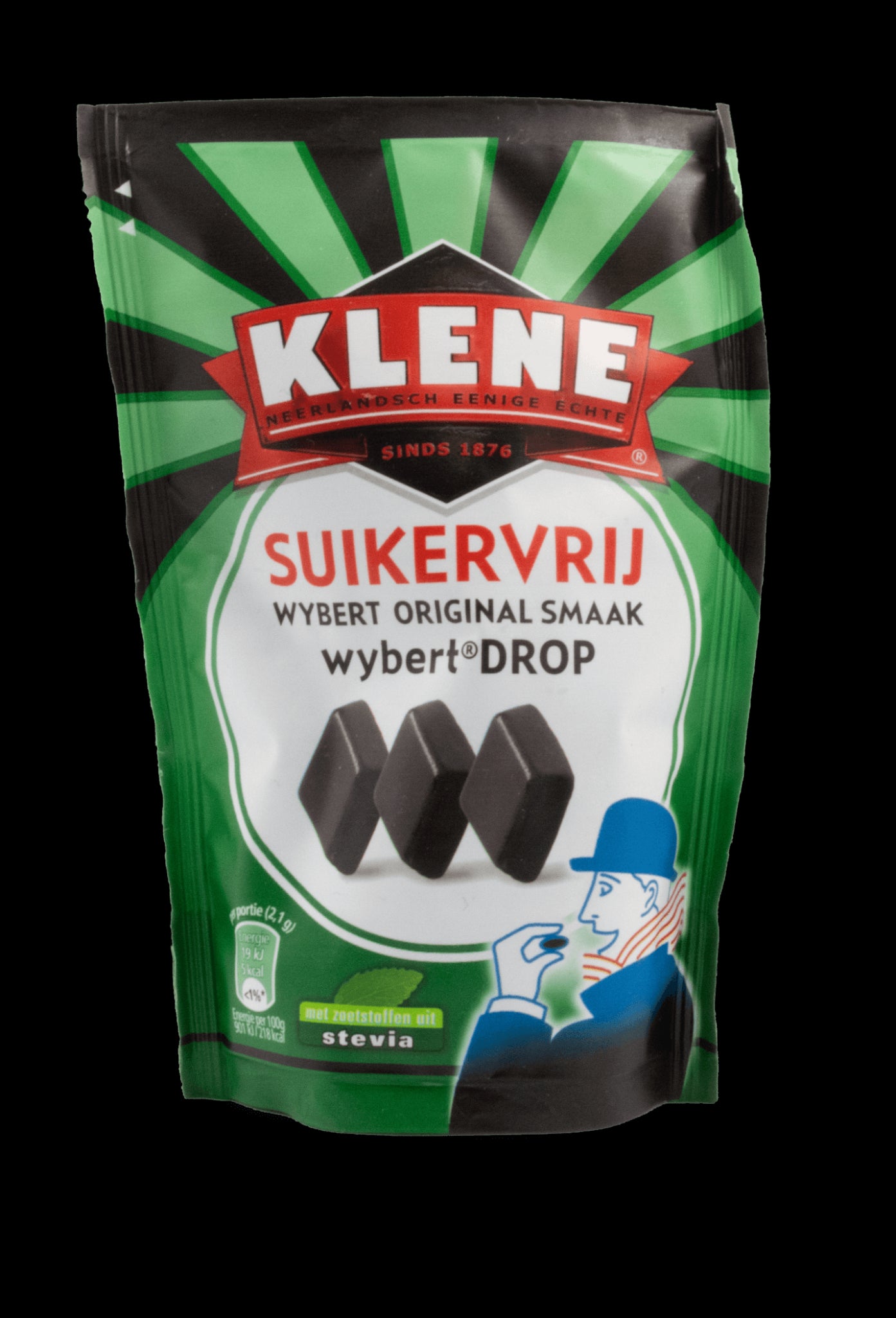 Klene Sugar Free Wyberts Diamond Liquorice 110g