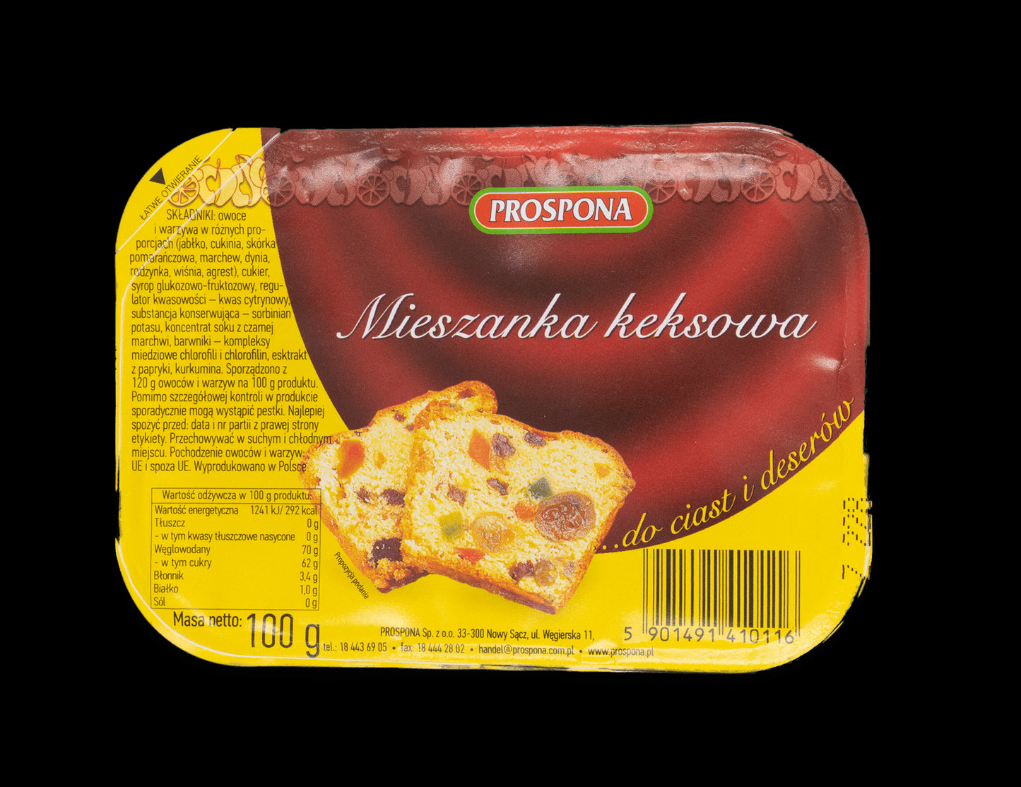 Prospona Candied Fruit Mix 100g