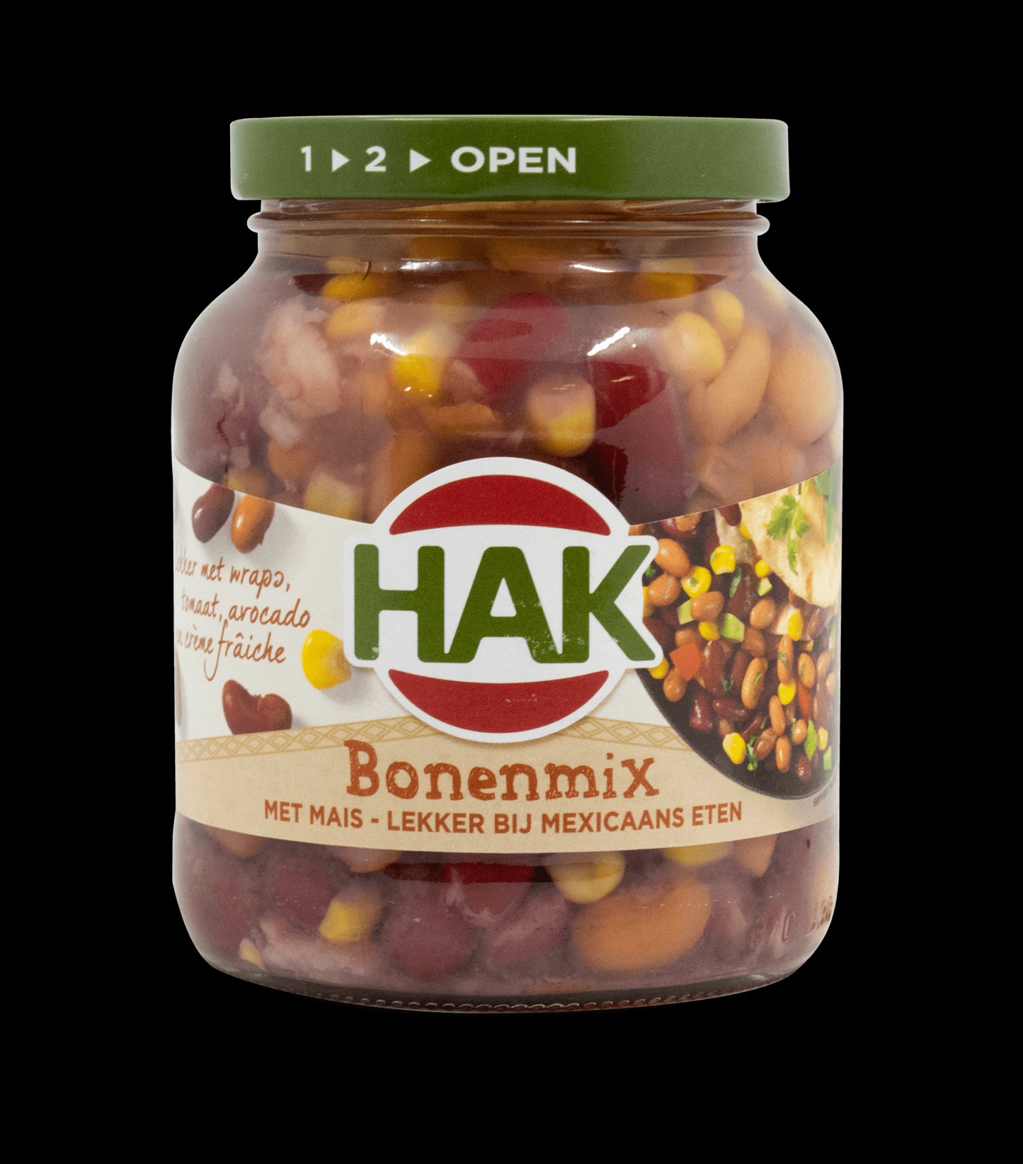 Hak Bean Mix with Corn 370g