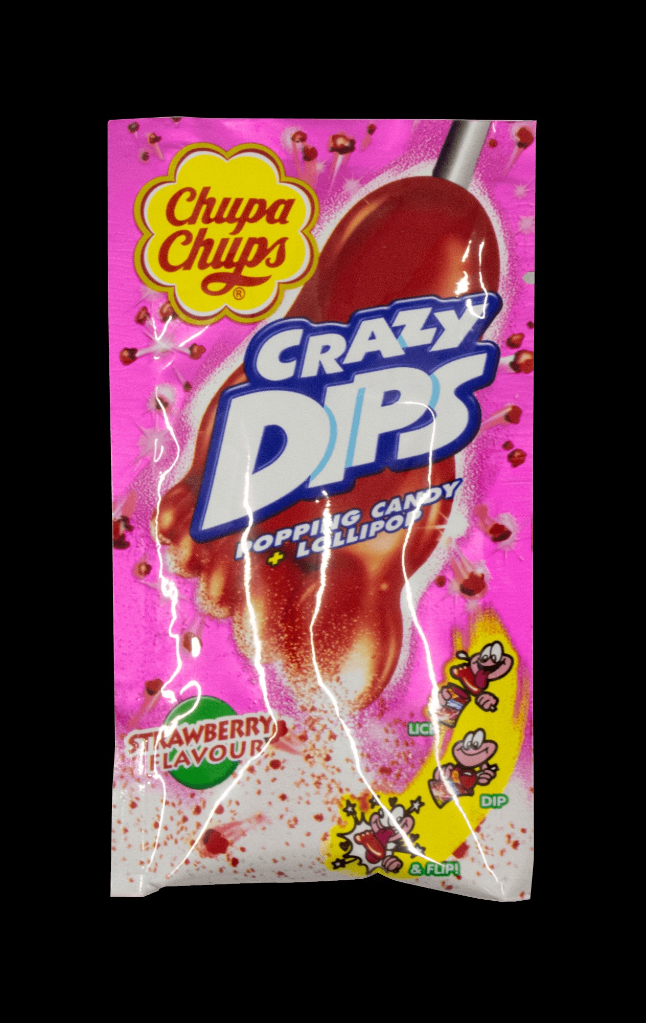 Chupa Chups Crazy Dips Strawberry 14g