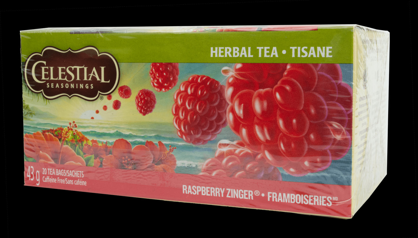 Celestial Seasonings Raspberry Zinger Tea 43g