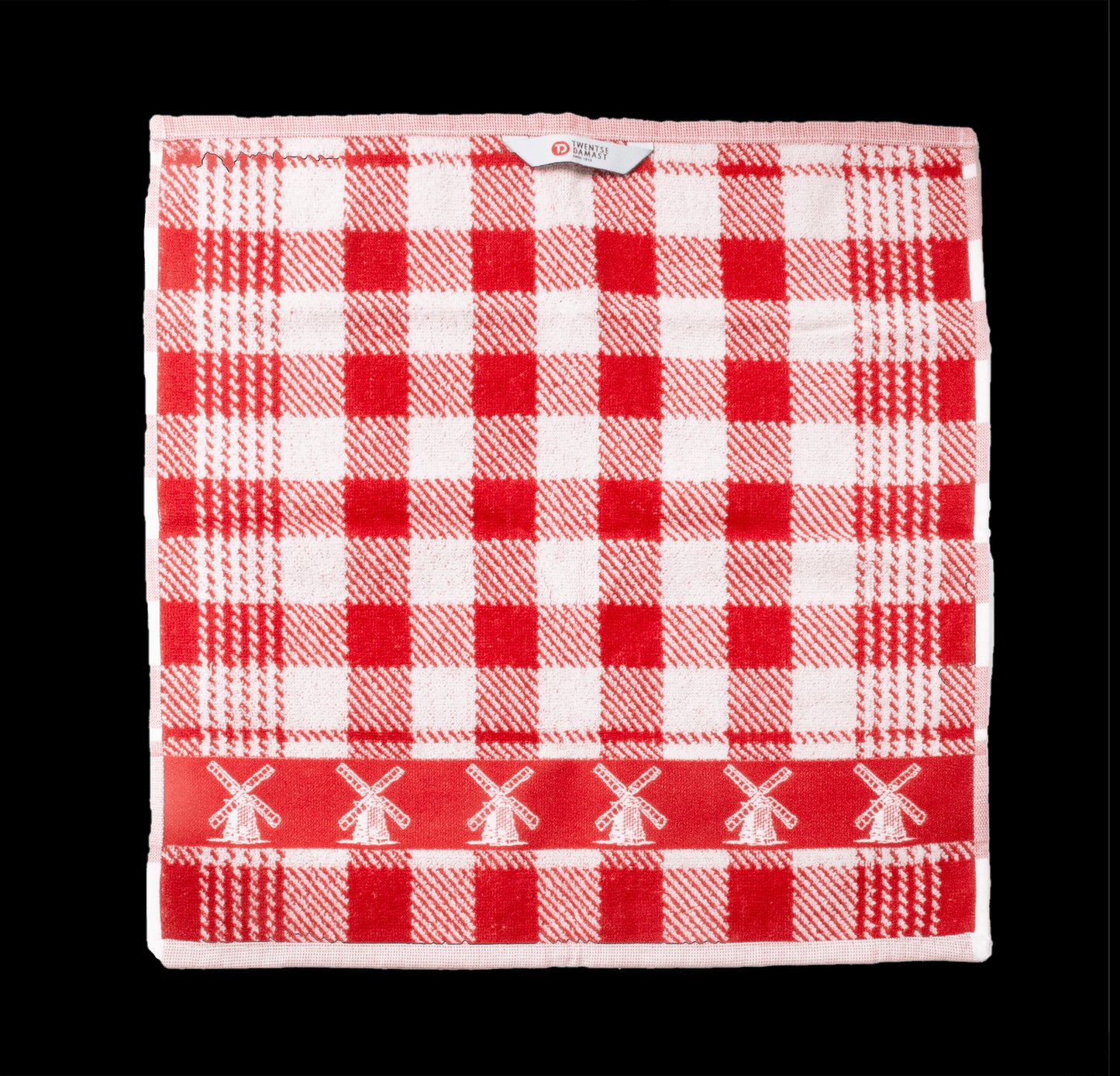 DDDDD Kitchen Towel - Red Windmill