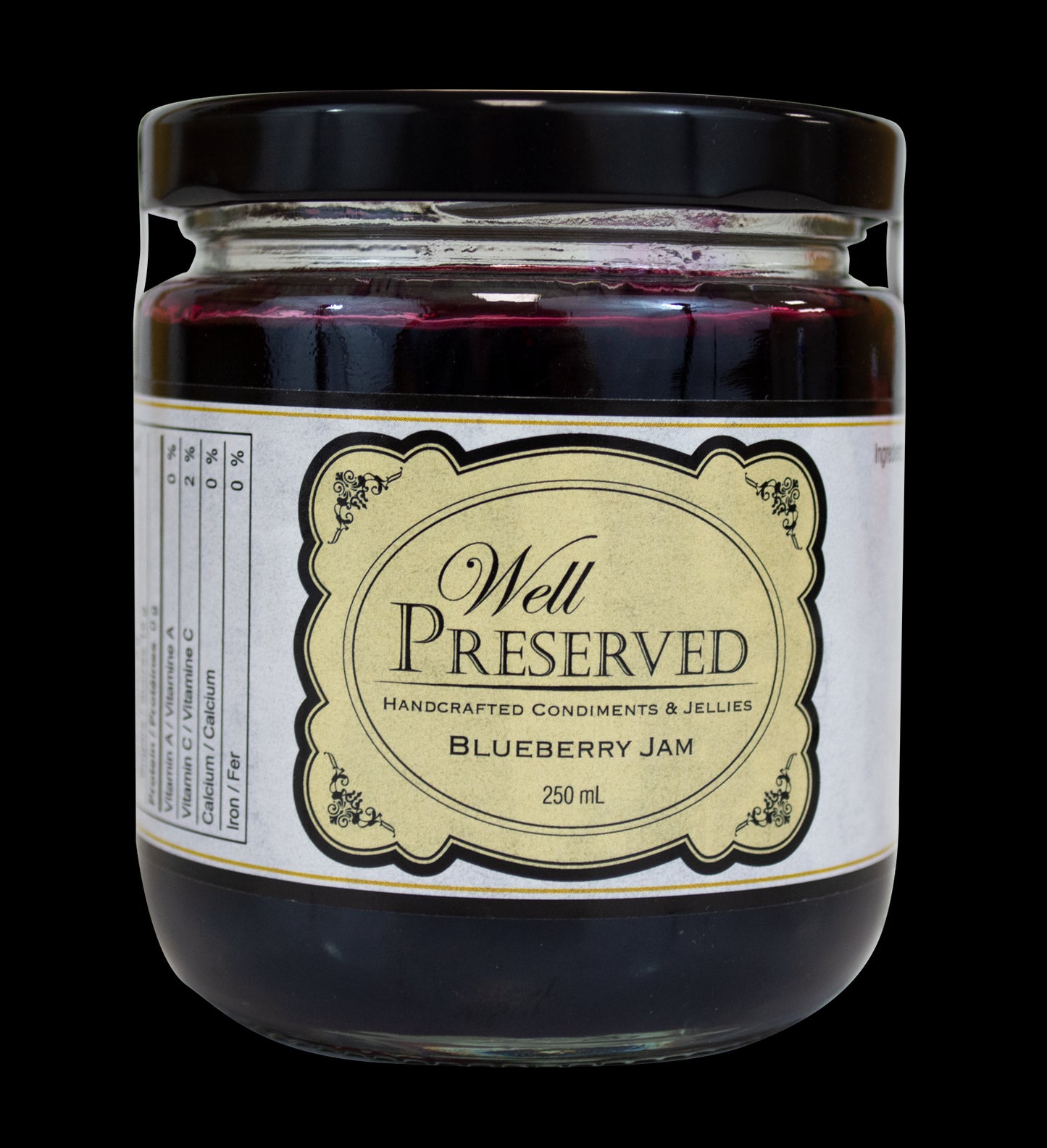 Well Preserved Jam - Blueberry 250ml