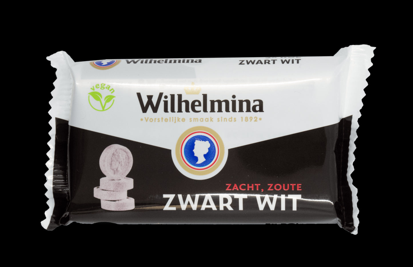 Wilhelmina Zwart Wit Rolls 3pk