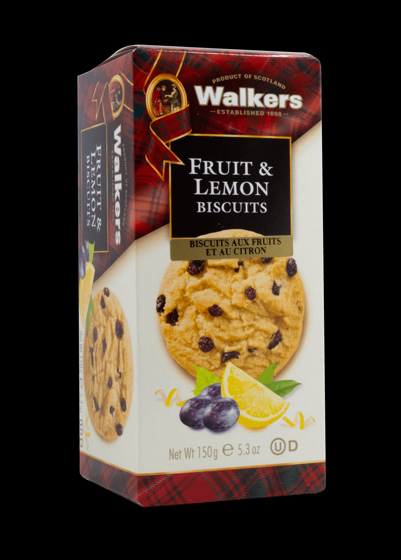 Walkers Fruit & Lemon Biscuits 150g