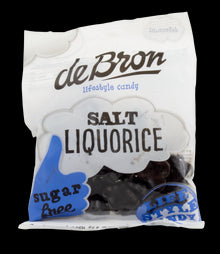 De Bron Sugar Free Liquorice - Salty  100g