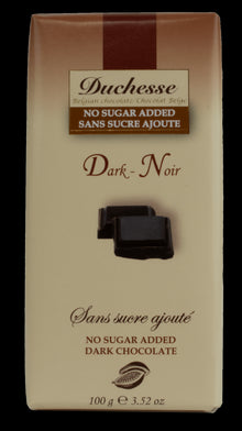 Duchesse Sugar Free Dark Chocolate 100g