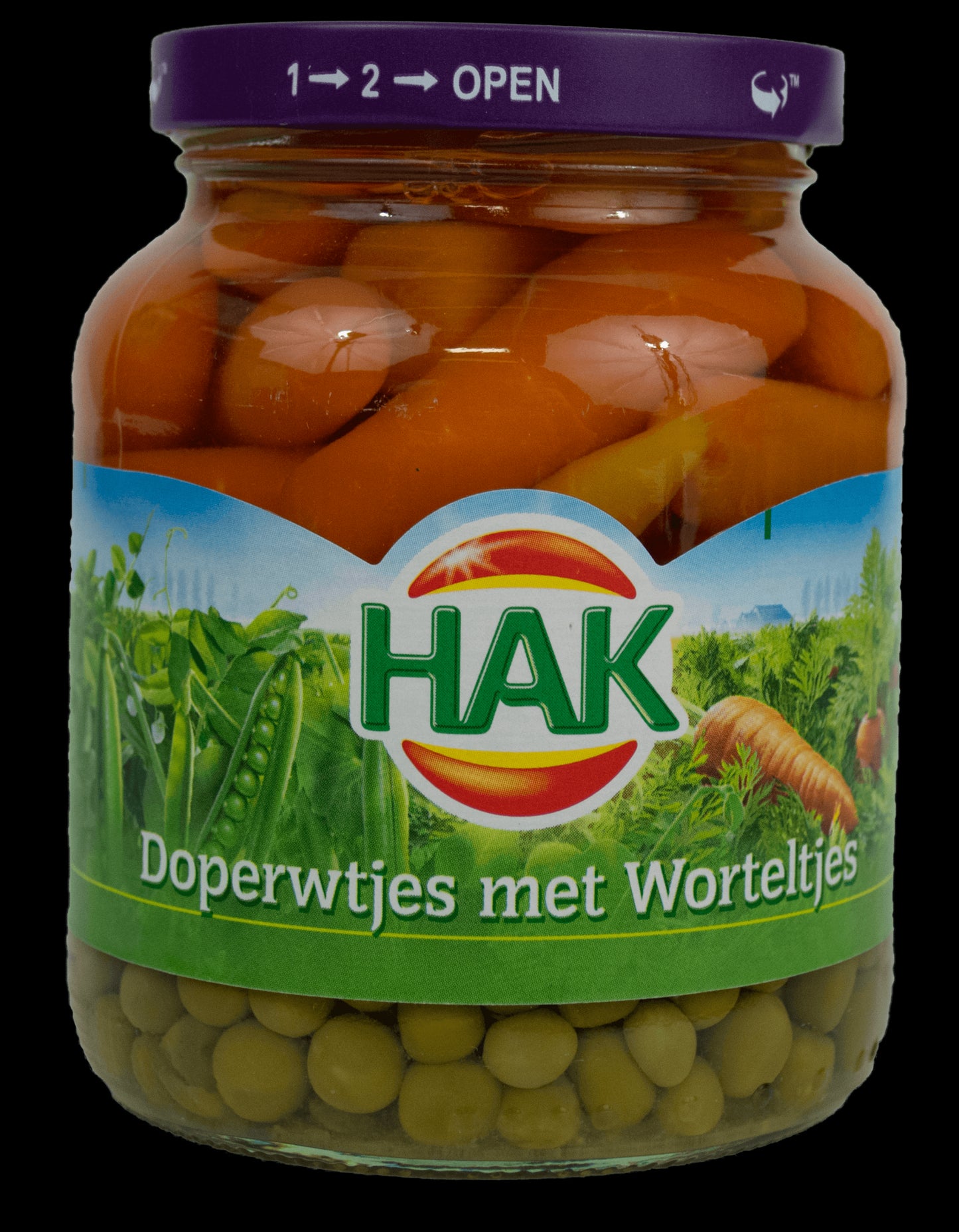 Hak Peas and Carrots 350ml