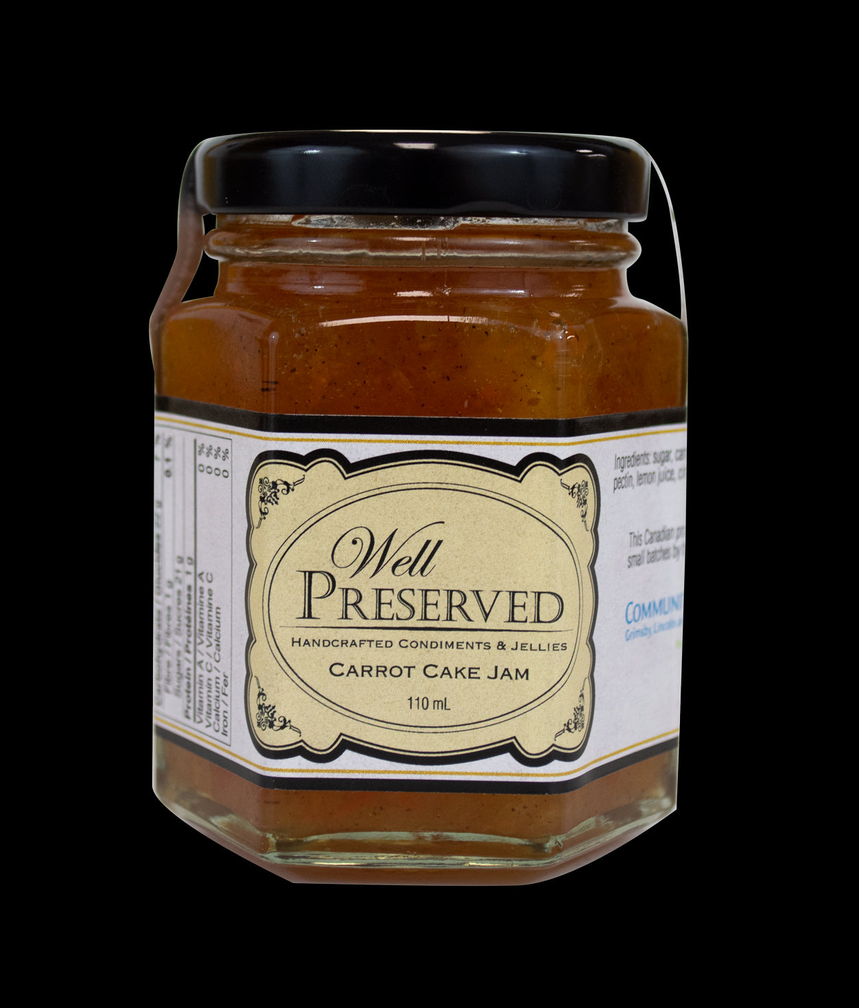 Well Preserved Jam - Carrot Cake 110ml