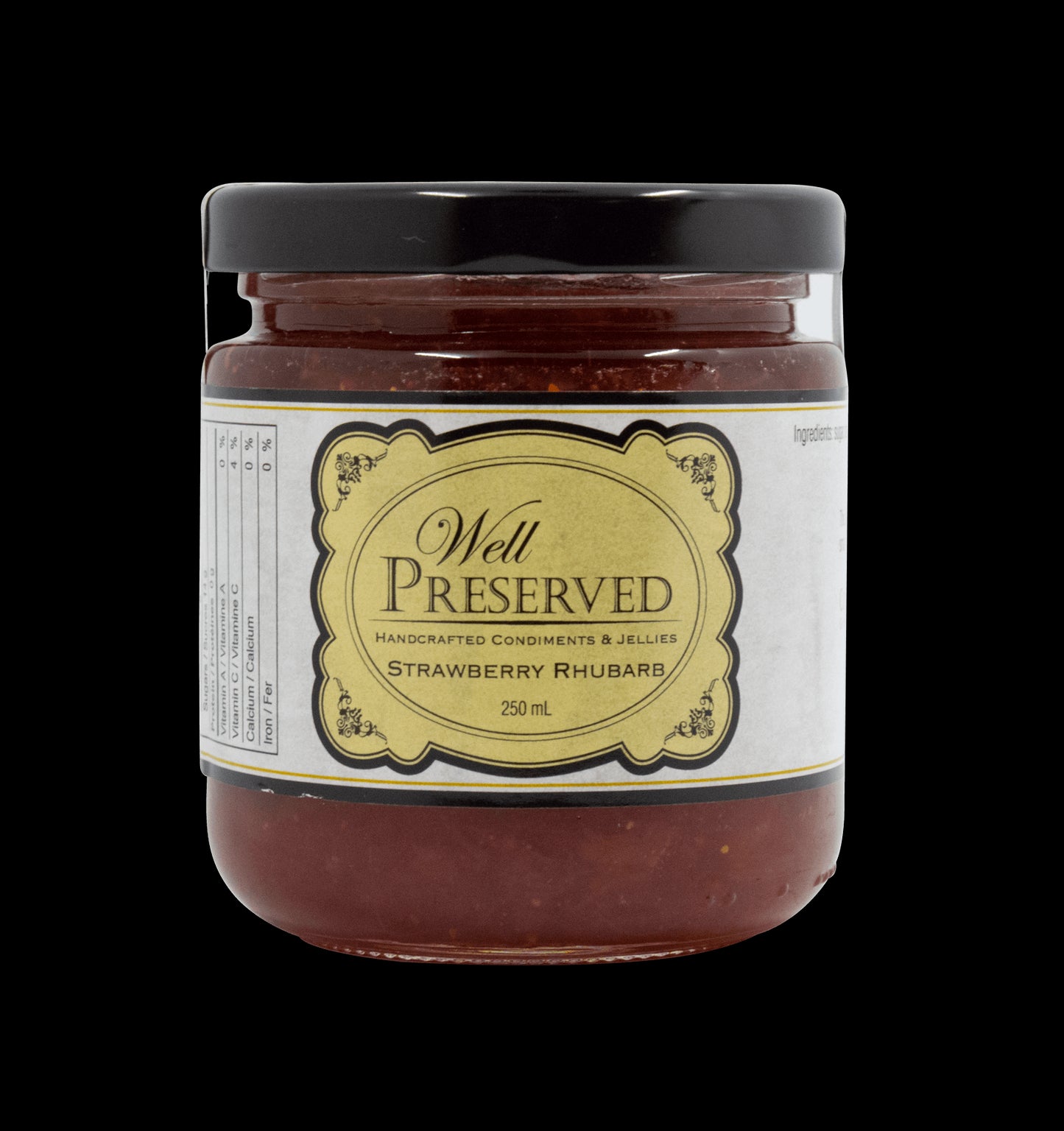 Well Preserved Jam - Strawberry Rhubarb 250ml
