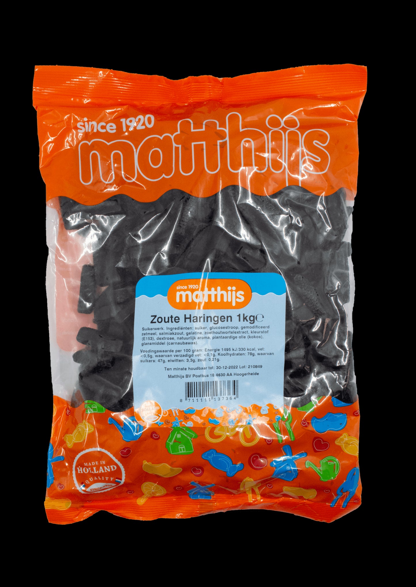 Matthijs Zoute Herring Dropjes 1kg