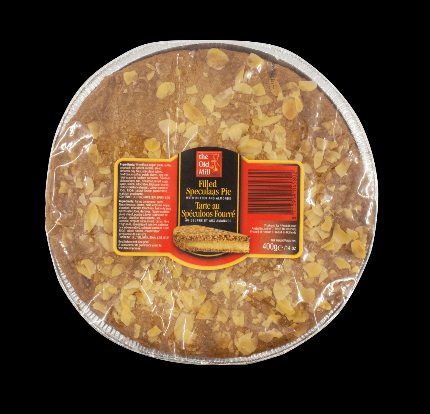 The Old Mill Filled Speculaas Pie 400g