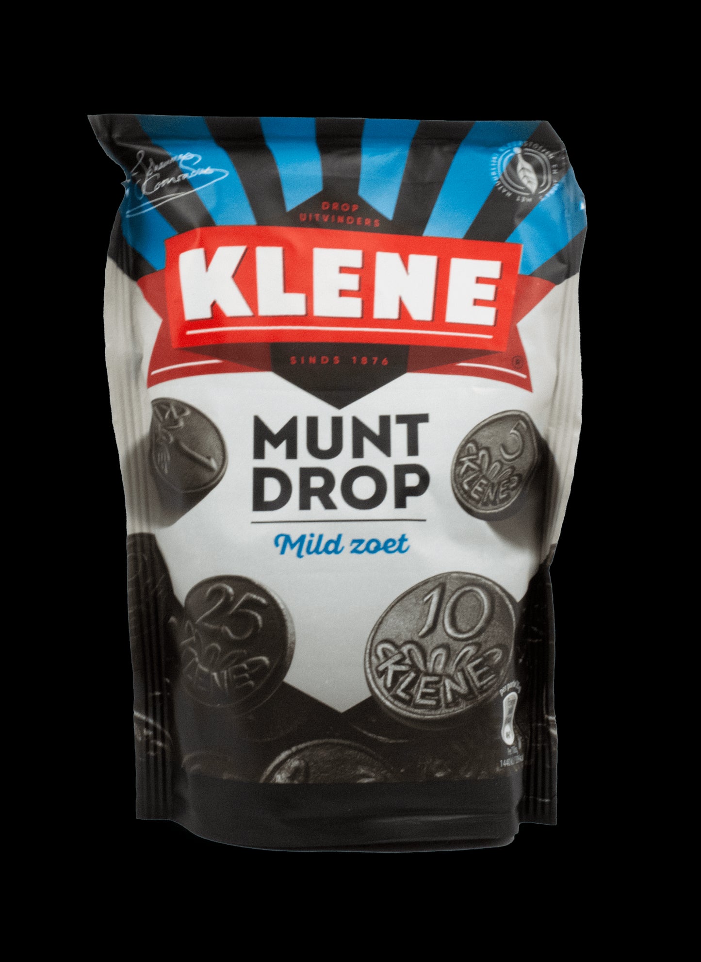 Klene Muntdrop Coin Liquorice 230g