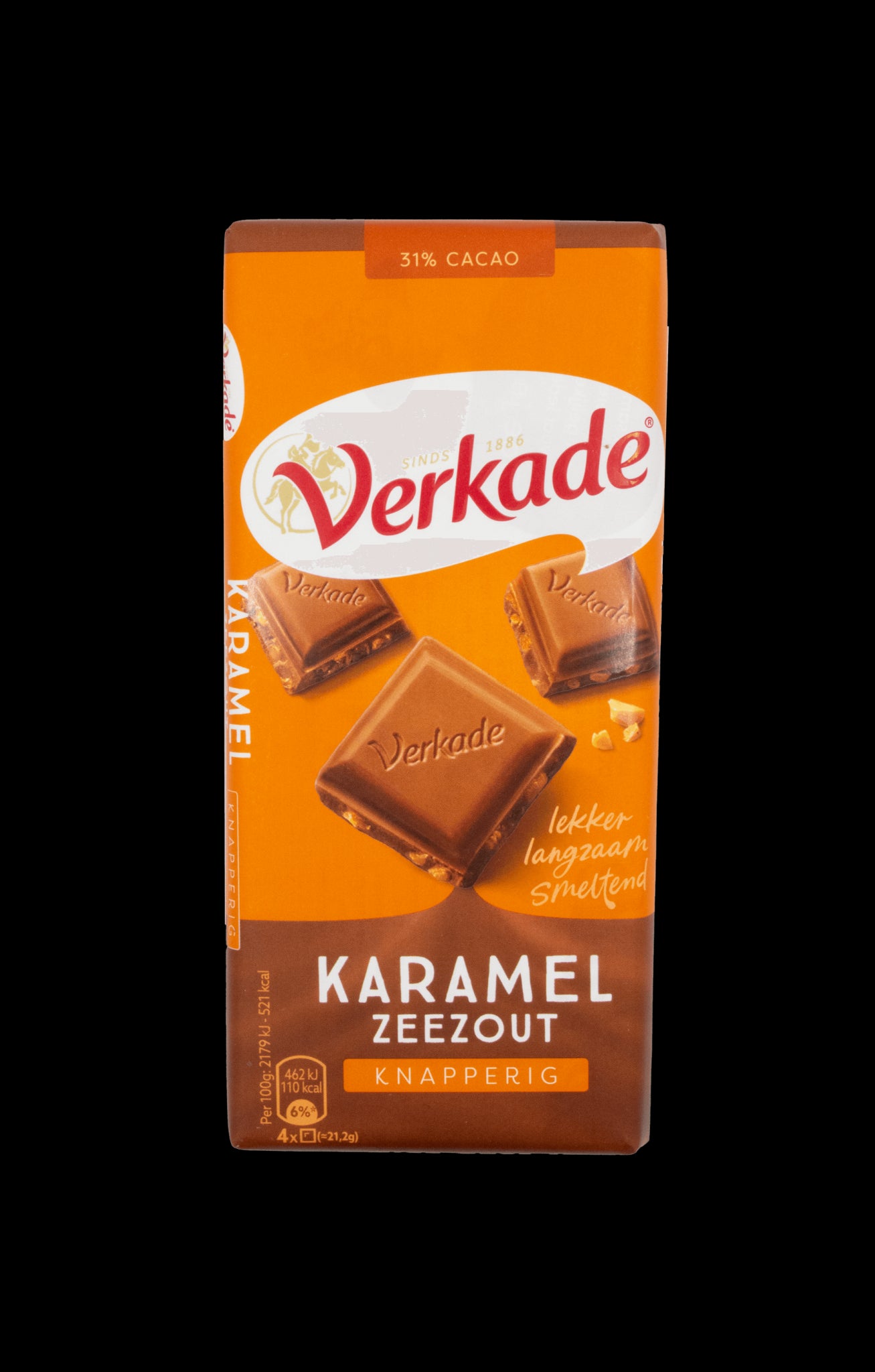 Verkade Caramel Seasalt Chocolate Bar 111g