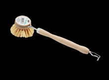 Wood Dish Brush with Plastic Ring