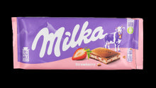 Milka Chocolate Bar - Strawberry 100g