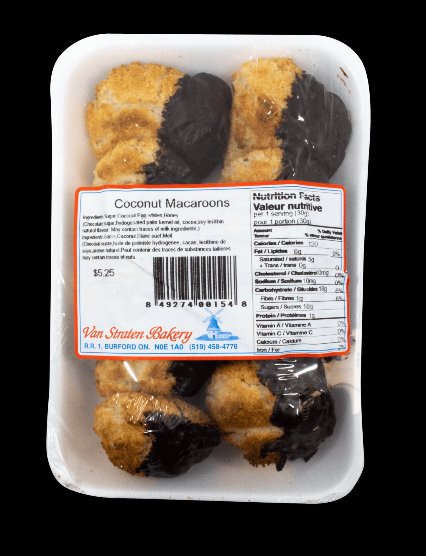 Van Straten Bakery Coconut Macaroons