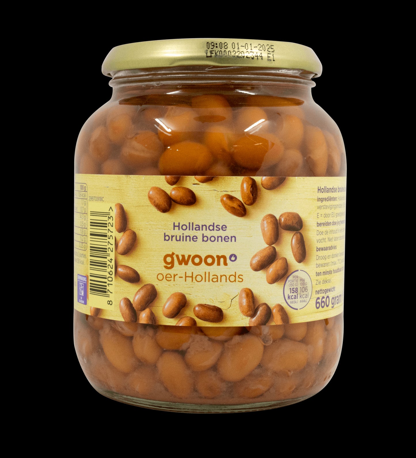 Gwoon Brown Beans 660ml