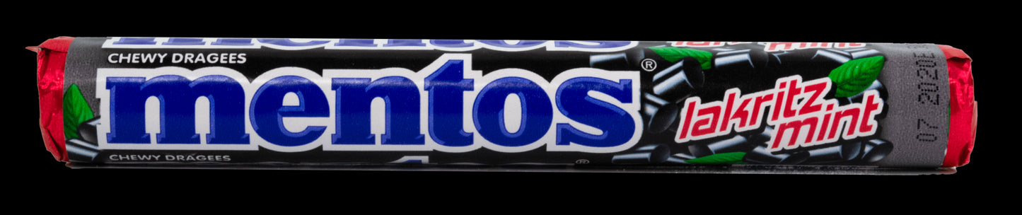 Mentos Drop Liquorice Roll 40g