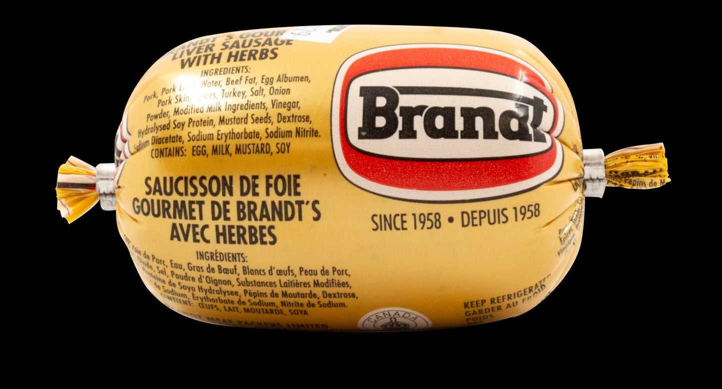 Brandt Liver Sausage Herb Chub